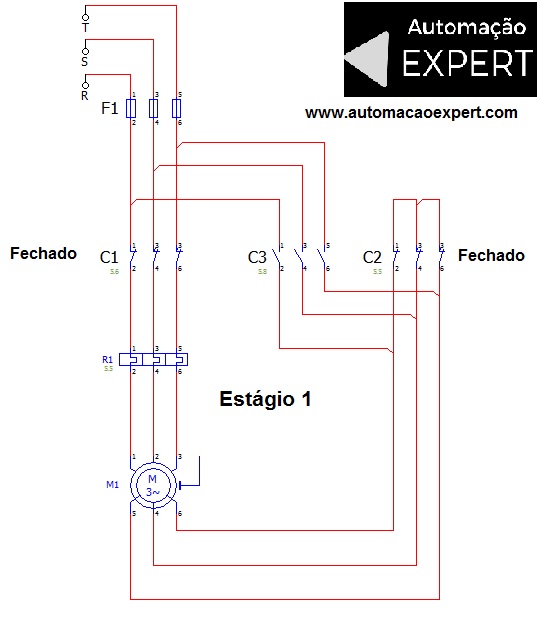 Circuito de Potência Estágio 1