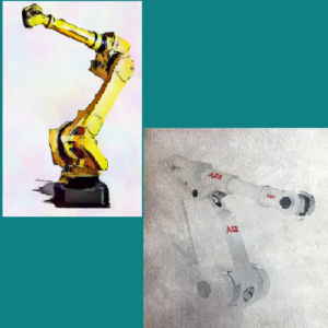 robo fanuc e abb herlon